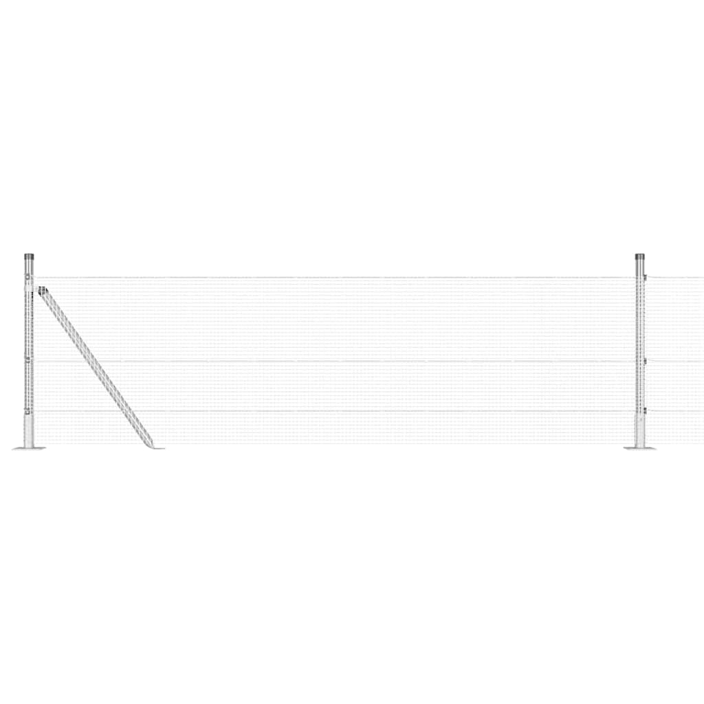 Svejset Trådhegn med Betonsokkel 10 x 0,5 m (B x H)