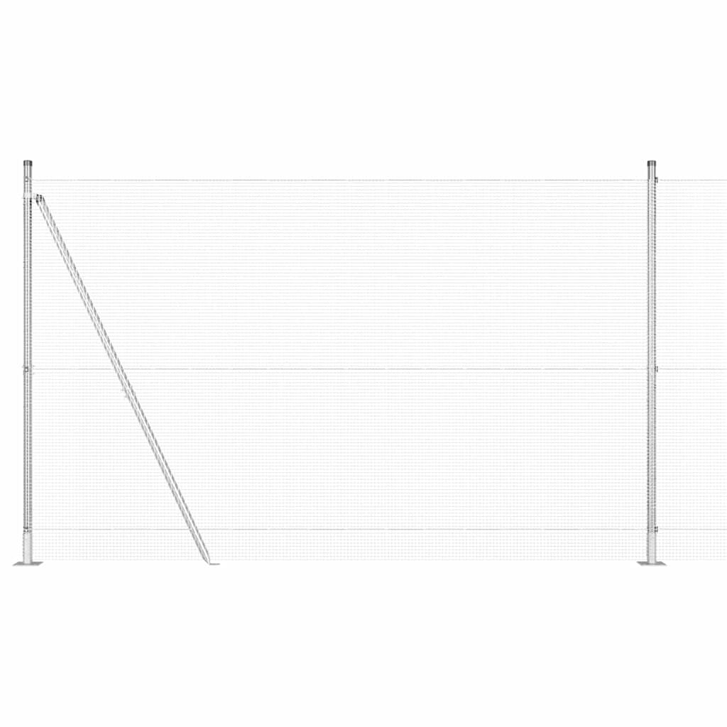 Svejset Trådhegn med Betonsokkel 10 x 1,4 m (B x H)