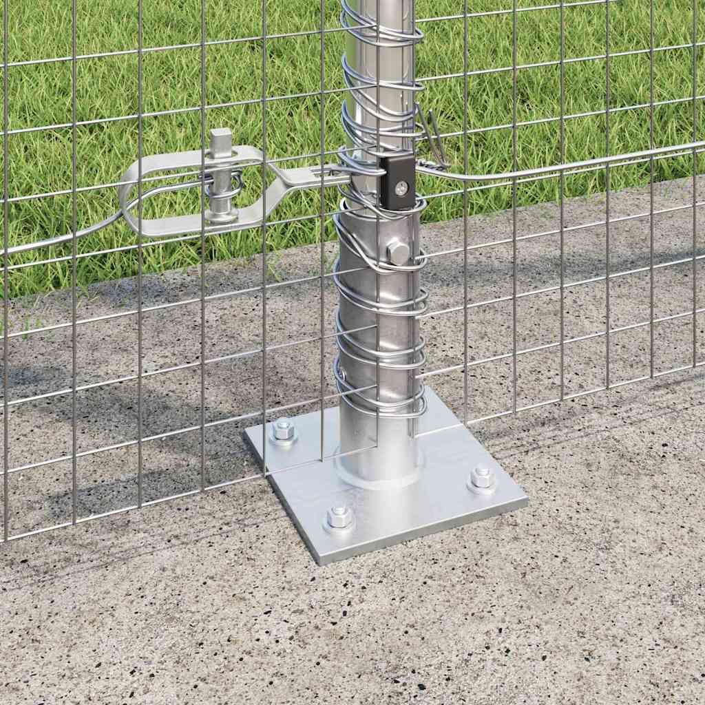 Svejset Trådhegn med Betonsokkel 10 x 1,5 m (B x H)