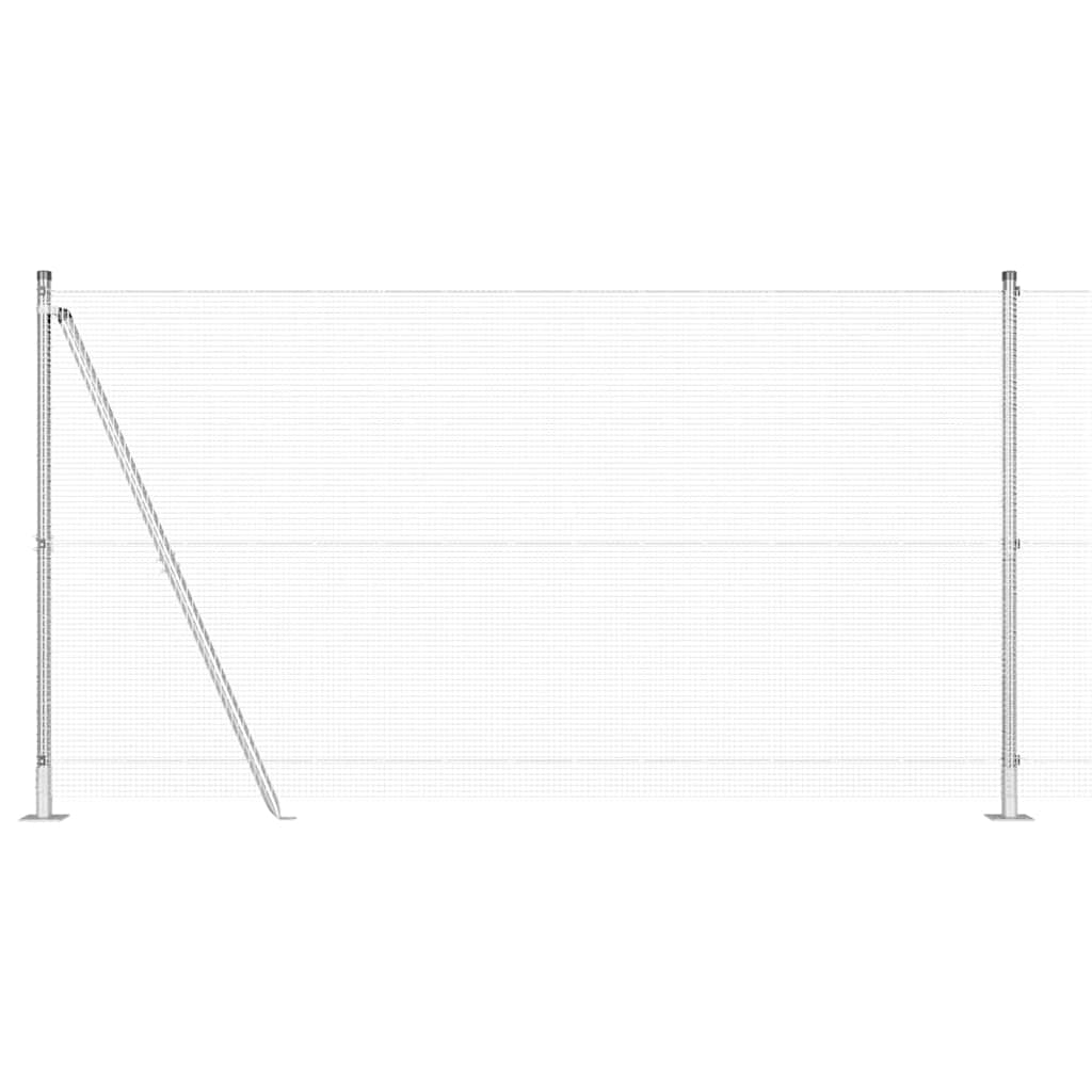 Svejset Trådhegn med Betonsokkel 25 x 1,2 m (B x H)