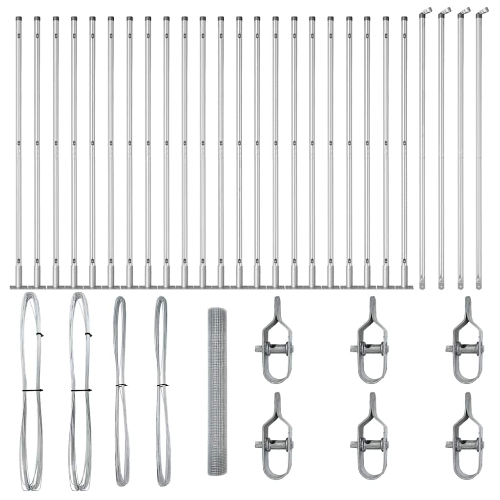 Svejset Trådhegn med Betonsokkel 50 x 1,2 m (B x H)