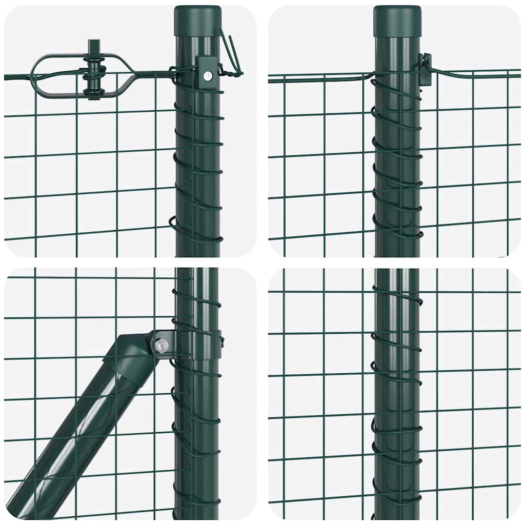 Svejset Trådhegn med Betonsokkel 10 x 0,6 m (B x H)