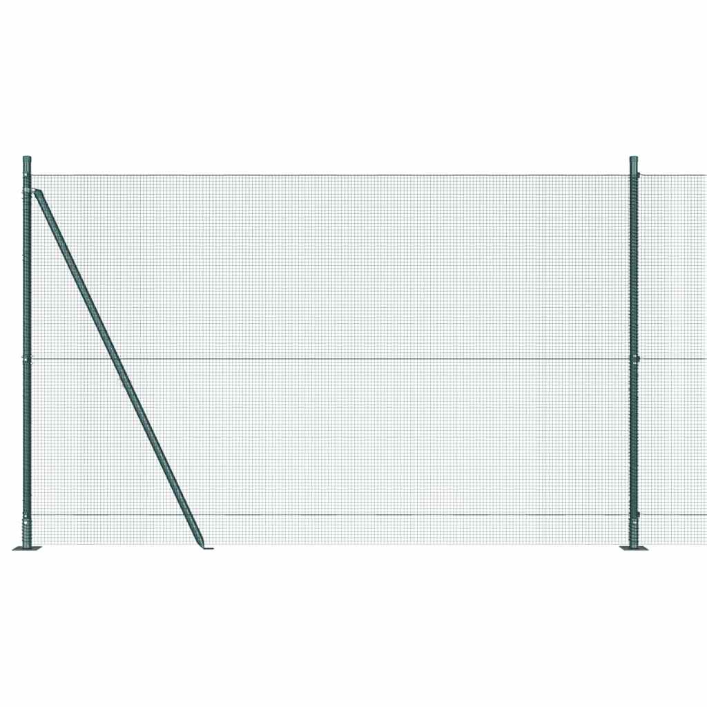 Svejset Trådhegn med Betonsokkel 10 x 1,5 m (B x H)