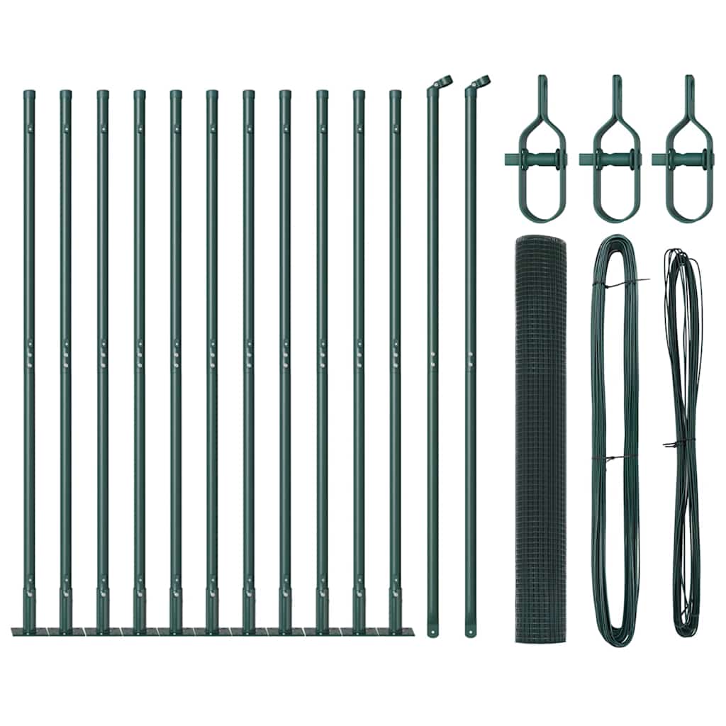 Svejset Trådhegn med Betonsokkel 25 x 1 m (B x H)