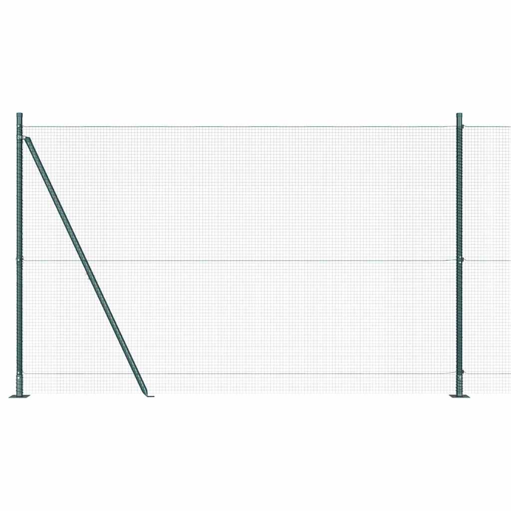 Svejset Trådhegn med Betonsokkel 25 x 1,6 m (B x H)
