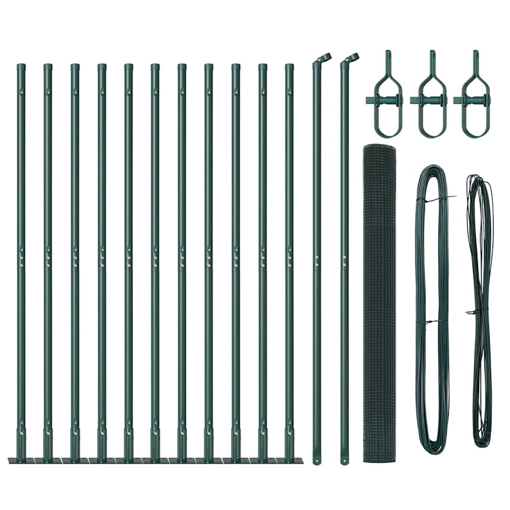 Svejset Trådhegn med Betonsokkel 25 x 1,6 m (B x H)