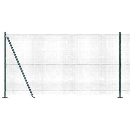 Svejset Trådhegn med Betonsokkel 50 x 1,2 m PVC-belagt stål