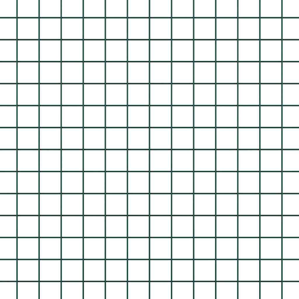 Hegnspæl Grøn 100 x 0,4 m (19 x 19 mm mesh) Stål og PVC