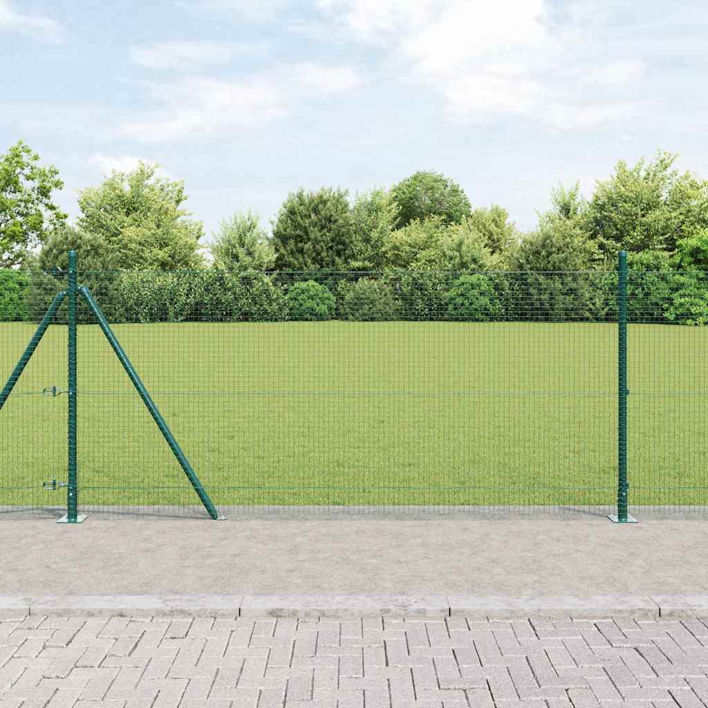 Hegnspæl Grøn 100 x 0,8 m (19 x 19 mm mesh) Stål og PVC