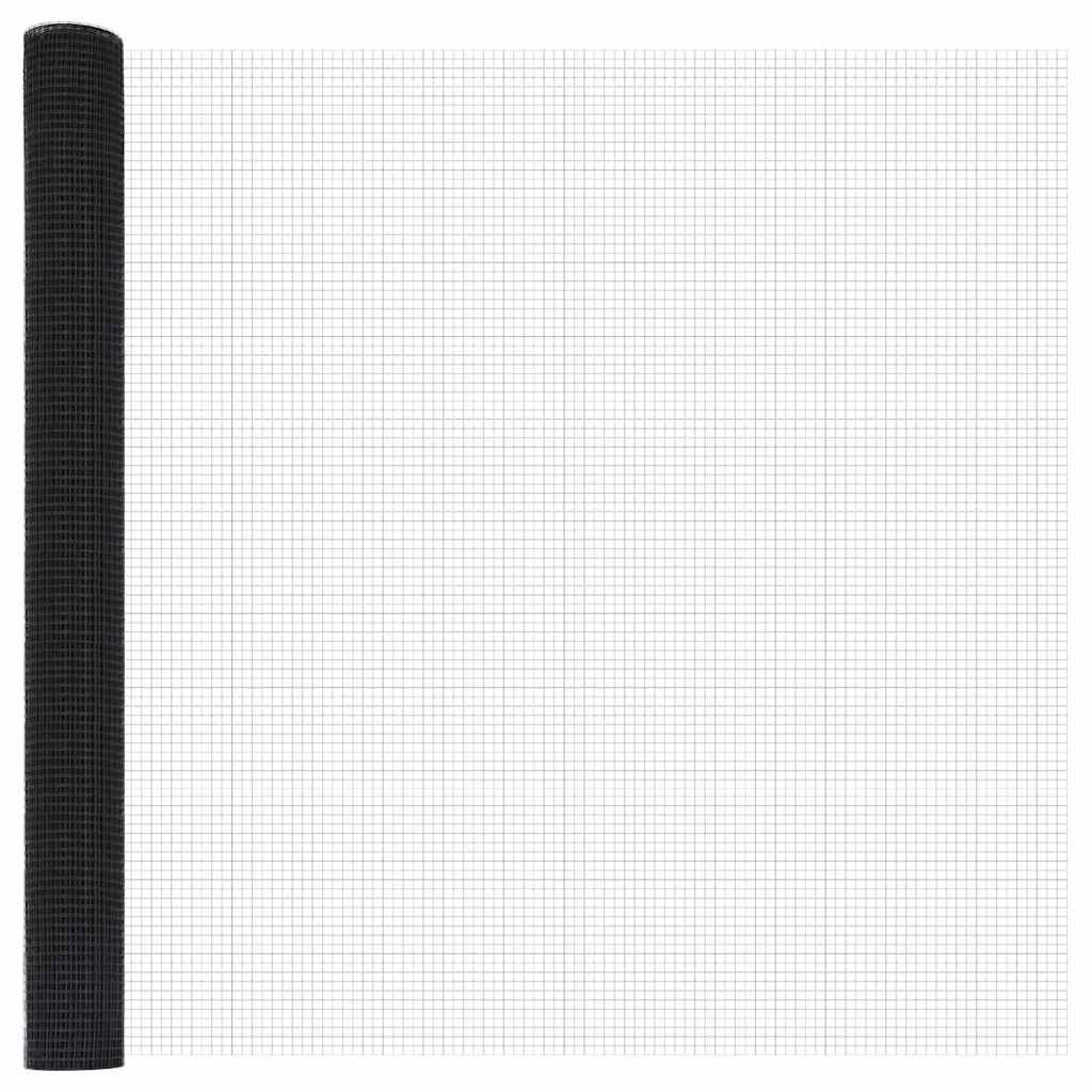 Hegnspæl Grå 10 x 1,5 m (25 x 25 mm net) Stål