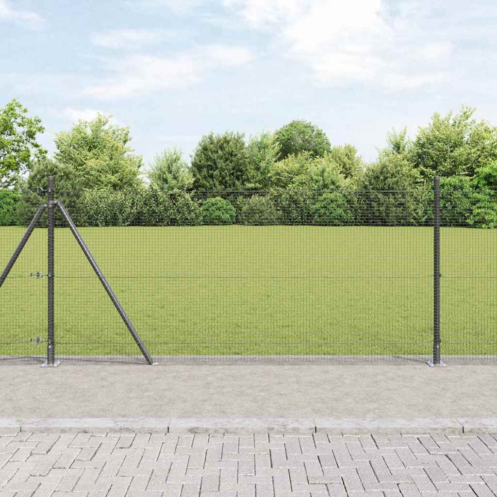 Svejset Trådhegn med Betonsokkel 25 x 1 m (B x H)