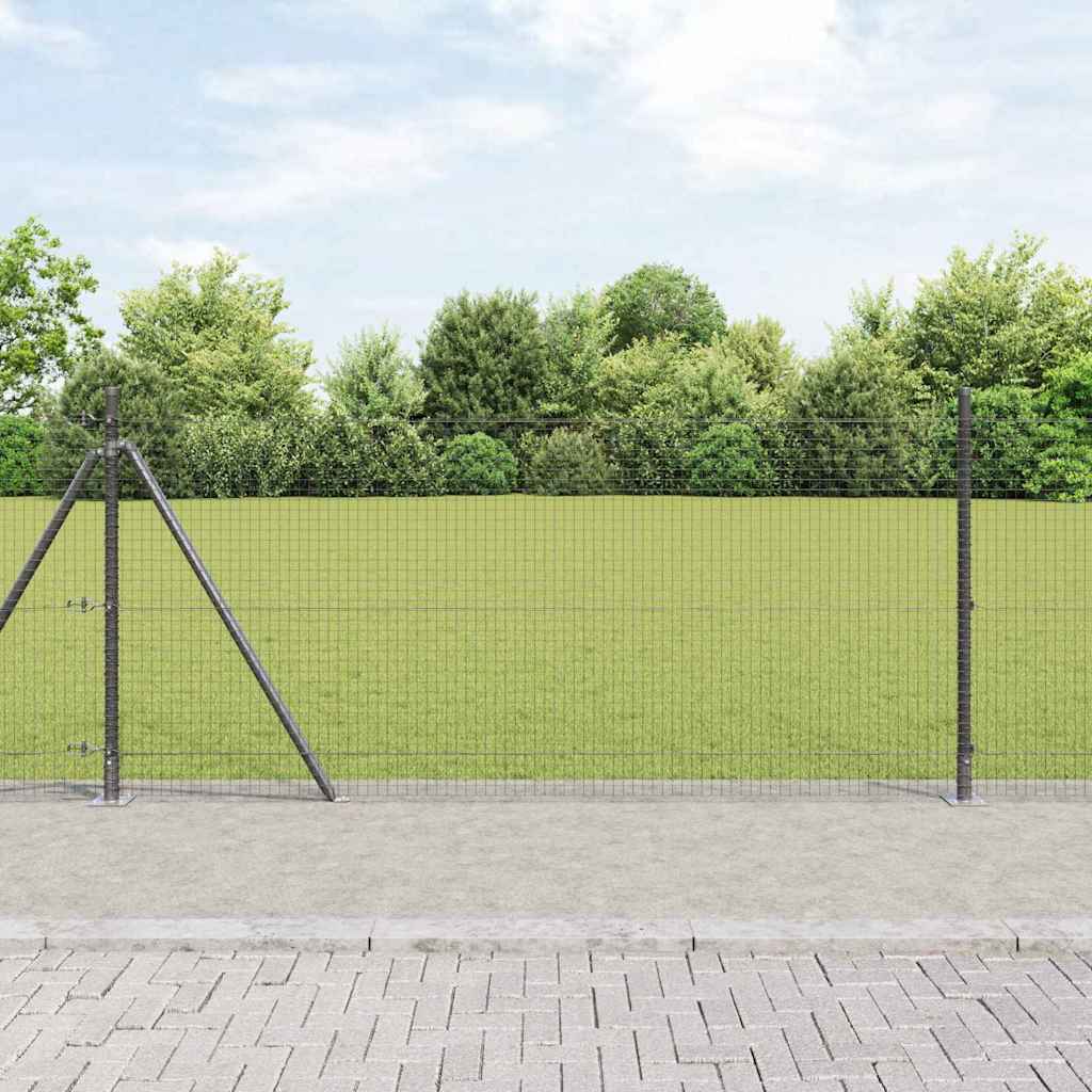 Svejset Trådhegn med Betonsokkel 25 x 1 m (B x H)