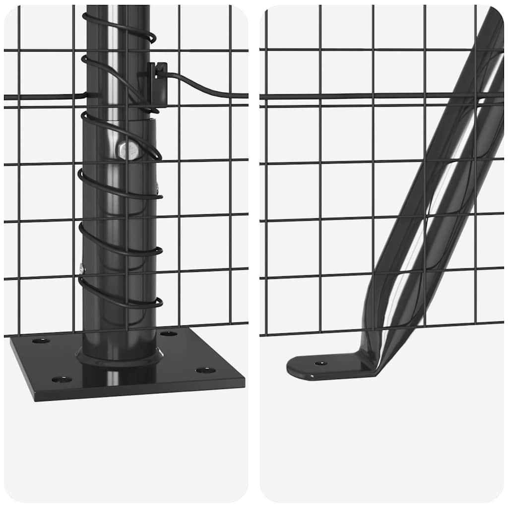 Svejset Trådhegn med Betonsokkel 50 x 0,5 m (B x H)