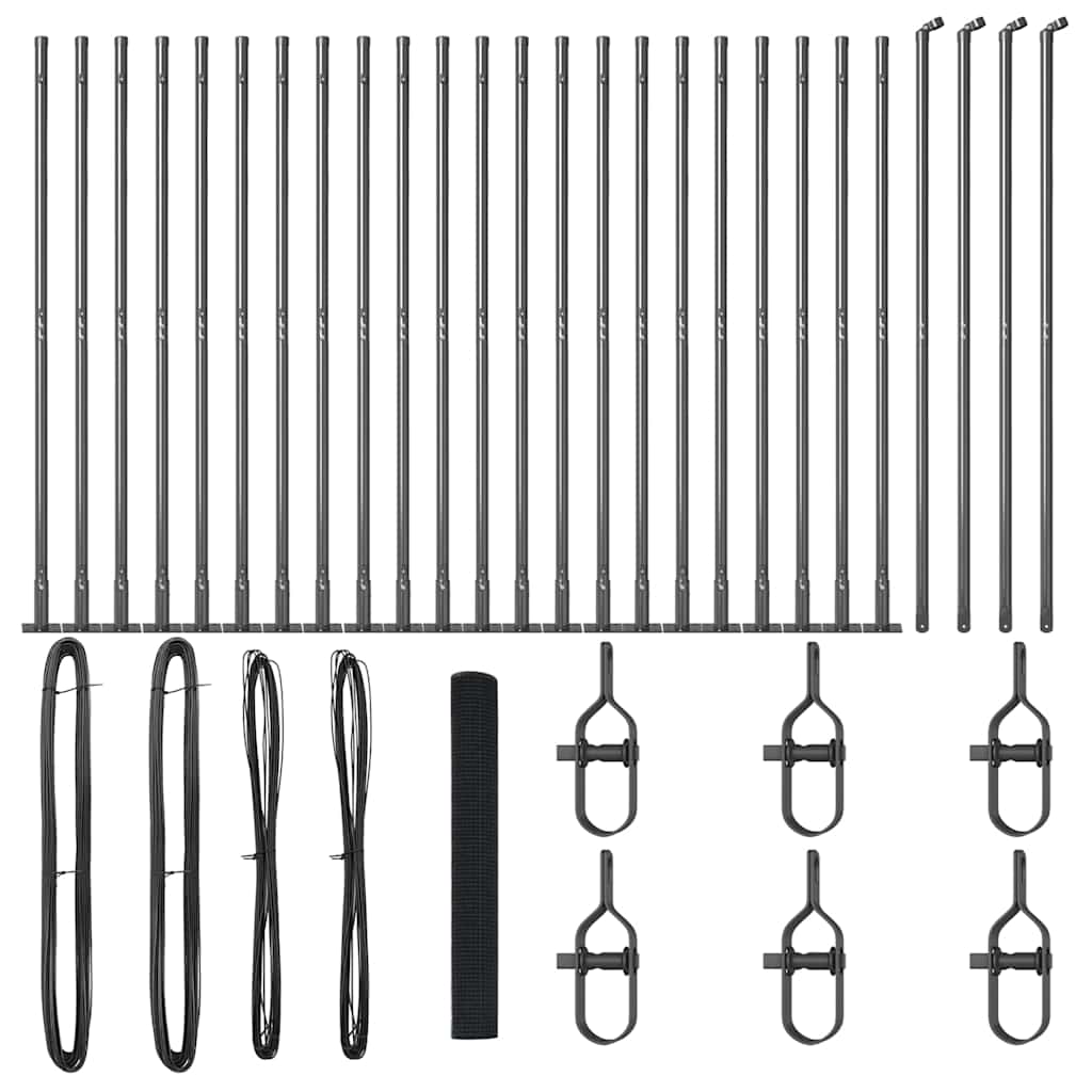 Svejset Trådhegn med Betonsokkel 50 x 1,2 m (B x H)
