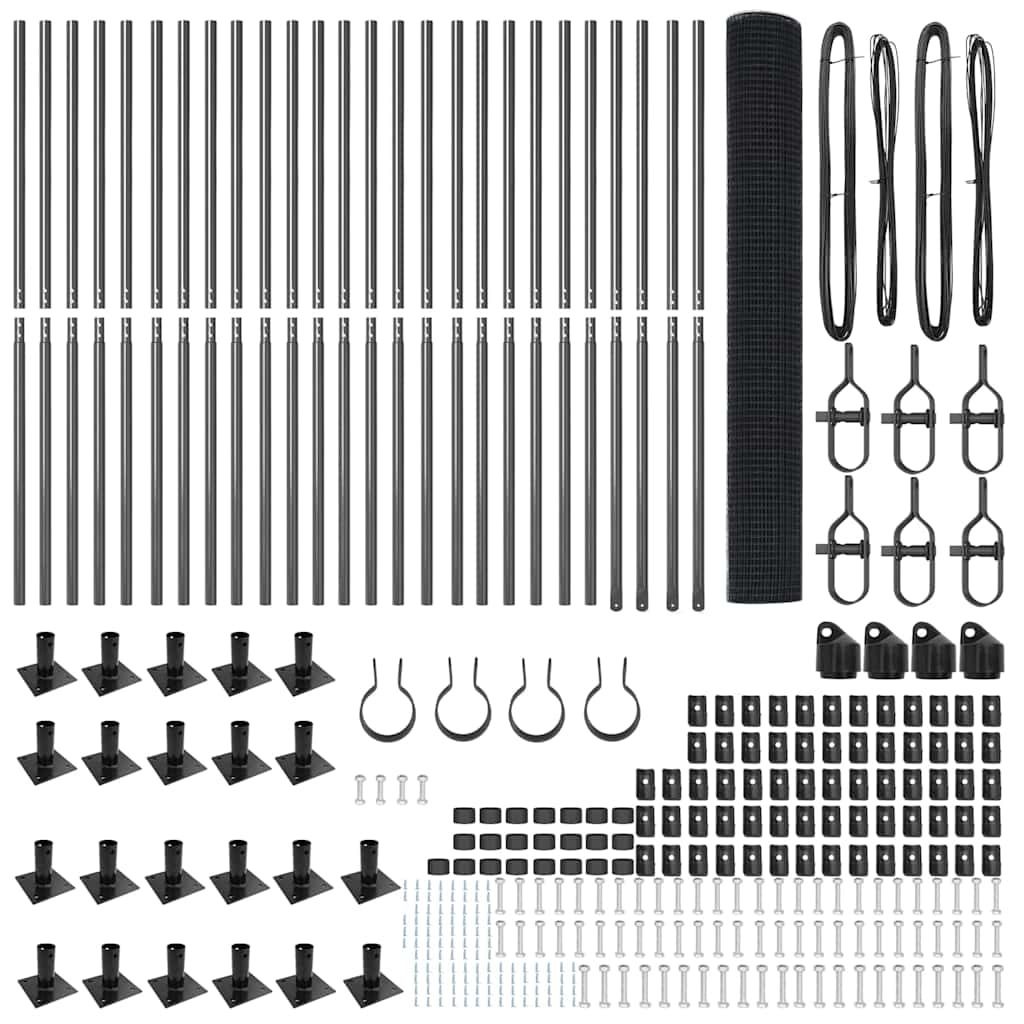 Svejset Trådhegn med Betonsokkel 50 x 1,2 m (B x H)
