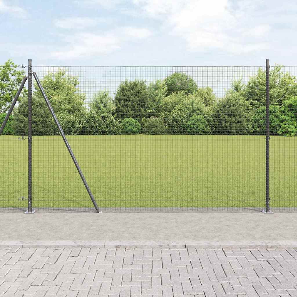Svejset Trådhegn med Betonsokkel 50 x 1,5 m (B x H)