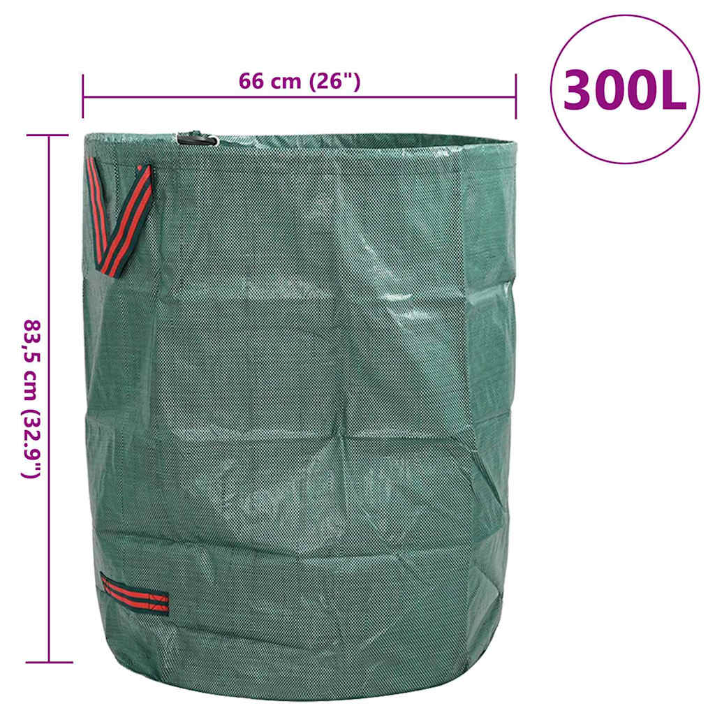 Havematerialeposer 12 pcs Grøn 66 x 66 x 83,5 cm Polypropylen