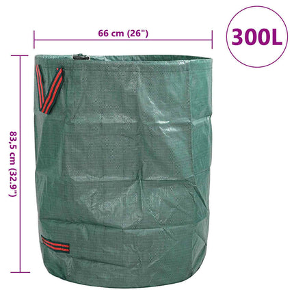 Havematerialeposer 12 stk. 300 l Grøn Polypropylen