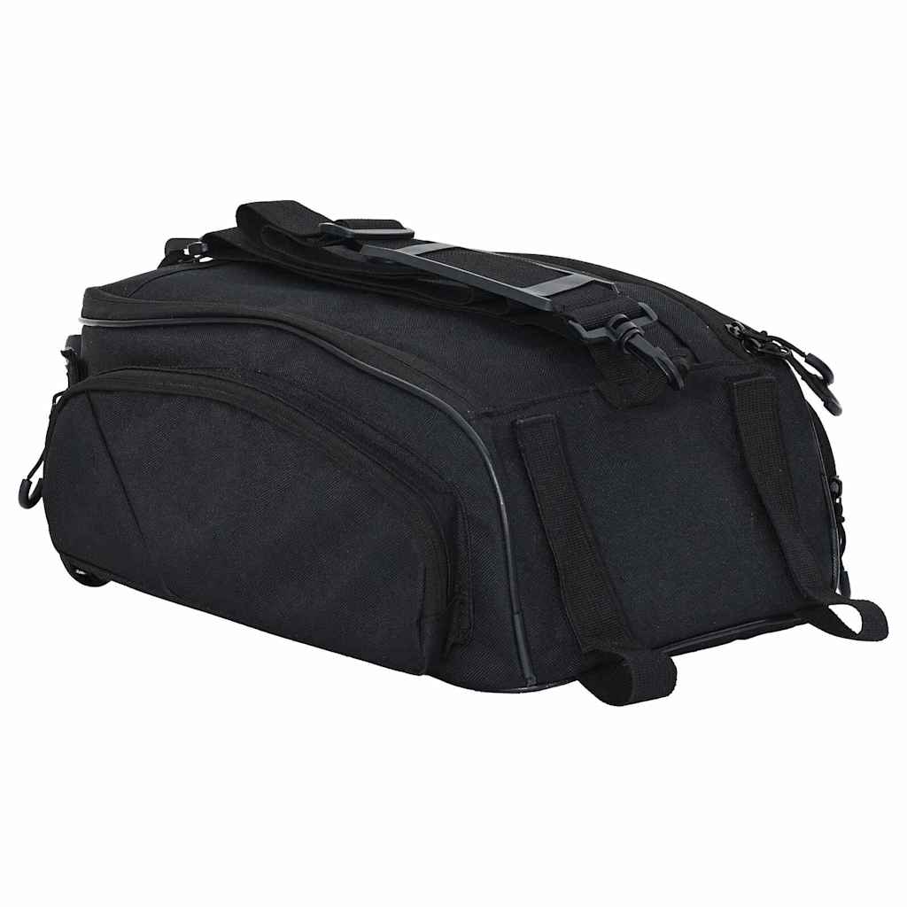 Cykeltaske til pakkereol 12 L Sort 38x21x16 cm
