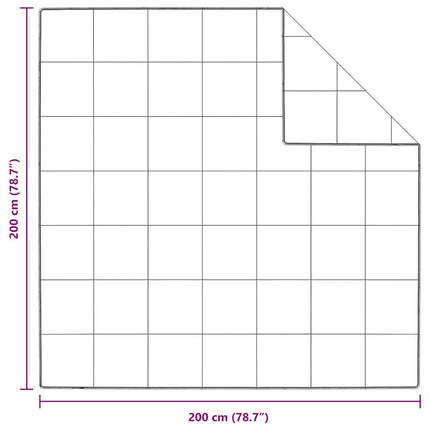 Sommer dyne 200 x 200 cm Sommer Fjer Hvid Åndbar