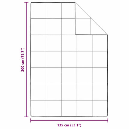 Dyne Hvid 135 x 200 cm Fjer