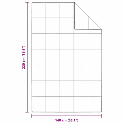 Vinter dyne Hvid 140 x 220 cm Fjer