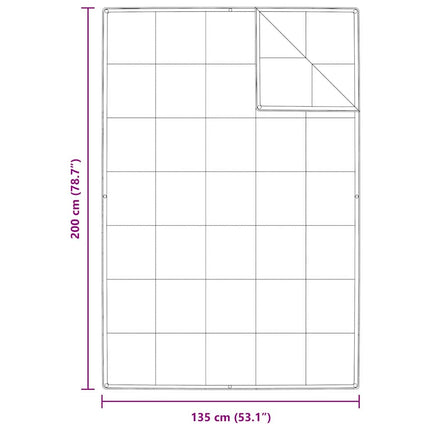 2-i-1 Dyne Hvid 135 x 200 cm Fjer