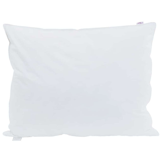 Hovedpude med pude Hvid 40 x 60 cm Fjer