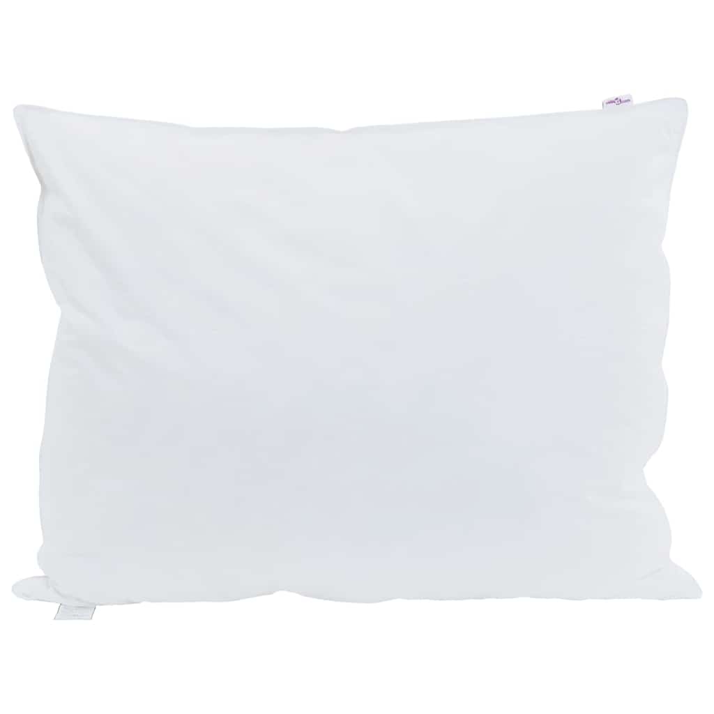 Hovedpude med pude Hvid 40 x 60 cm Fjer