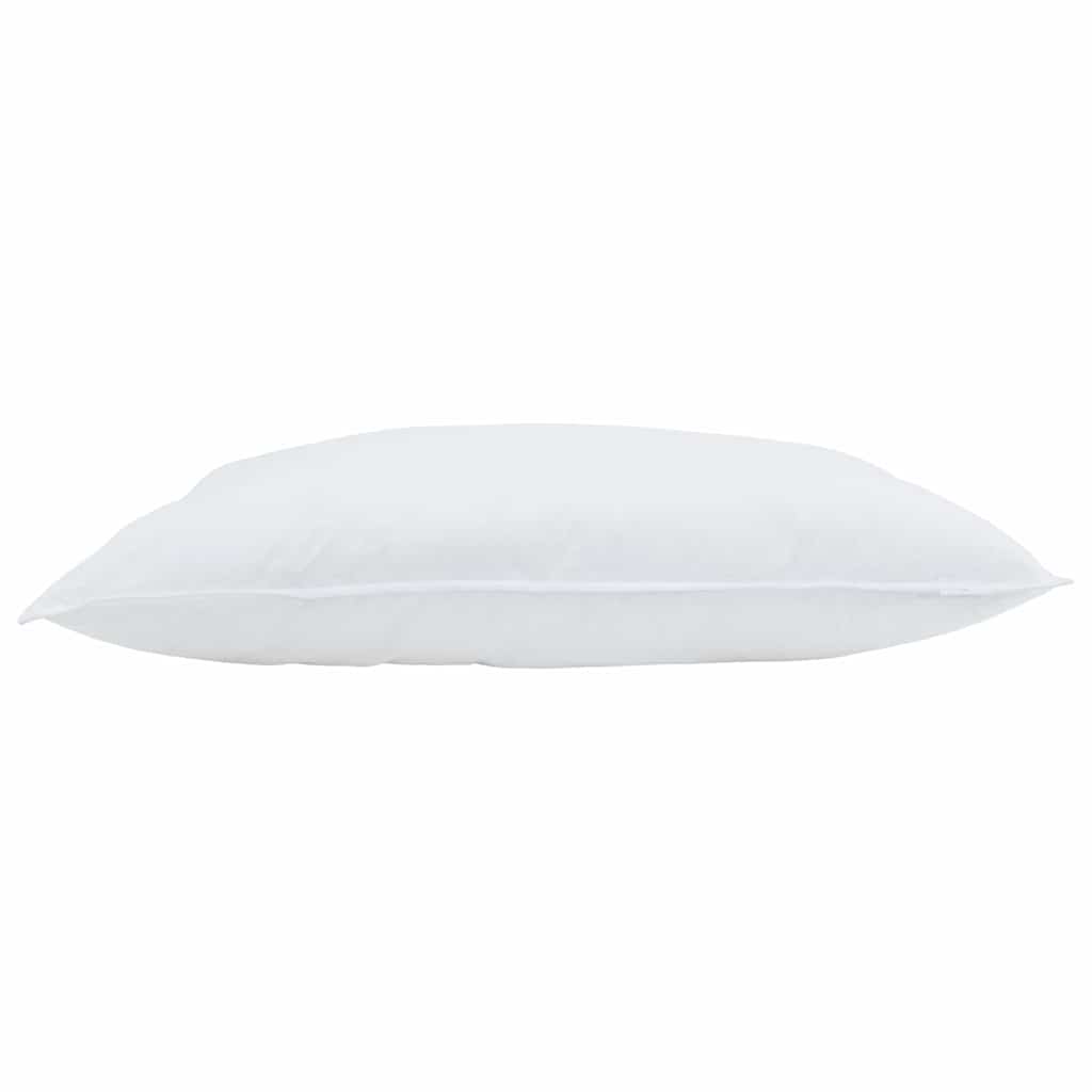 Hovedpude med pude Hvid 40 x 60 cm Fjer