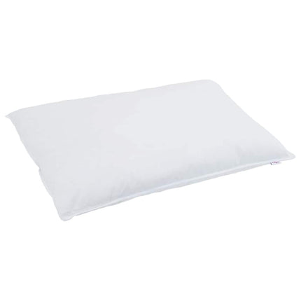 Hovedpude med pude Hvid 40 x 80 cm Fjer
