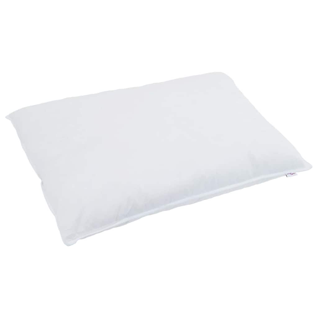 Hovedpude med pude 2 pcs Hvid 30 x 50 cm Fjer