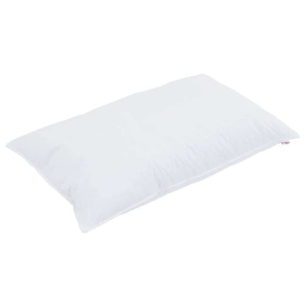 Hovedpude med pude Hvid 40 x 80 cm Bomuld