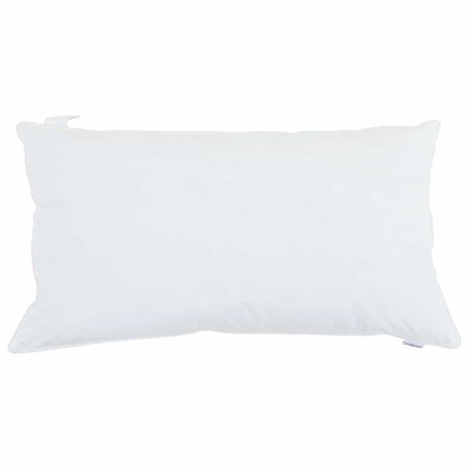 Hovedpude med pude Hvid 40 x 80 cm Bomuld