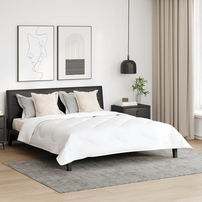 Hovedpude med pude 2 pcs Hvid 40 x 40 cm Bomuld