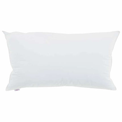 Hovedpude 2 stk. 40 x 80 cm Bomuld Hvid