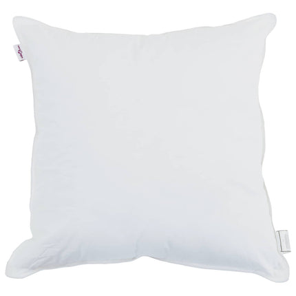 Hovedpude med pude 2 pcs Hvid 50 x 50 cm Bomuld