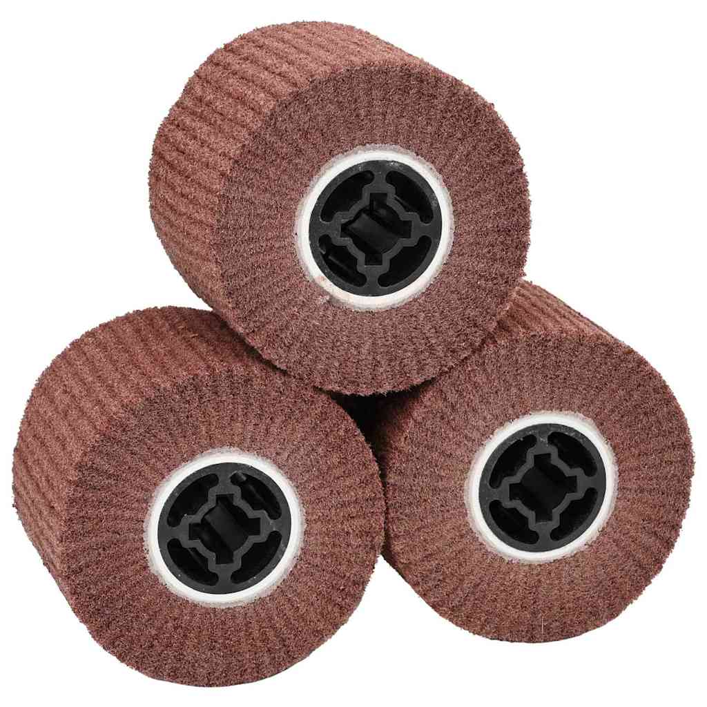 Sliberuller 3 pcs Brun 12 x 12 x 10 cm Syntetiske fibre
