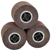 Sliberuller 3 pcs Brun 12 x 12 x 10 cm Syntetiske fibre