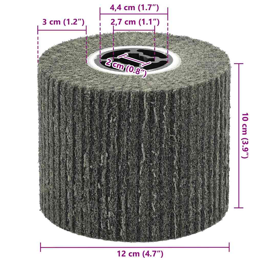 Sliberuller 3 pcs Sort 12 x 12 x 10 cm Syntetiske fibre