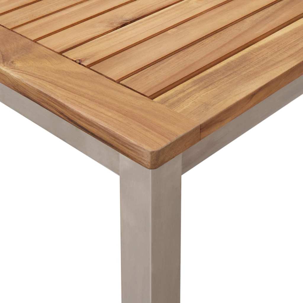 Spisebord Brun 90 x 90 x 75 cm Massiv Teaktræ
