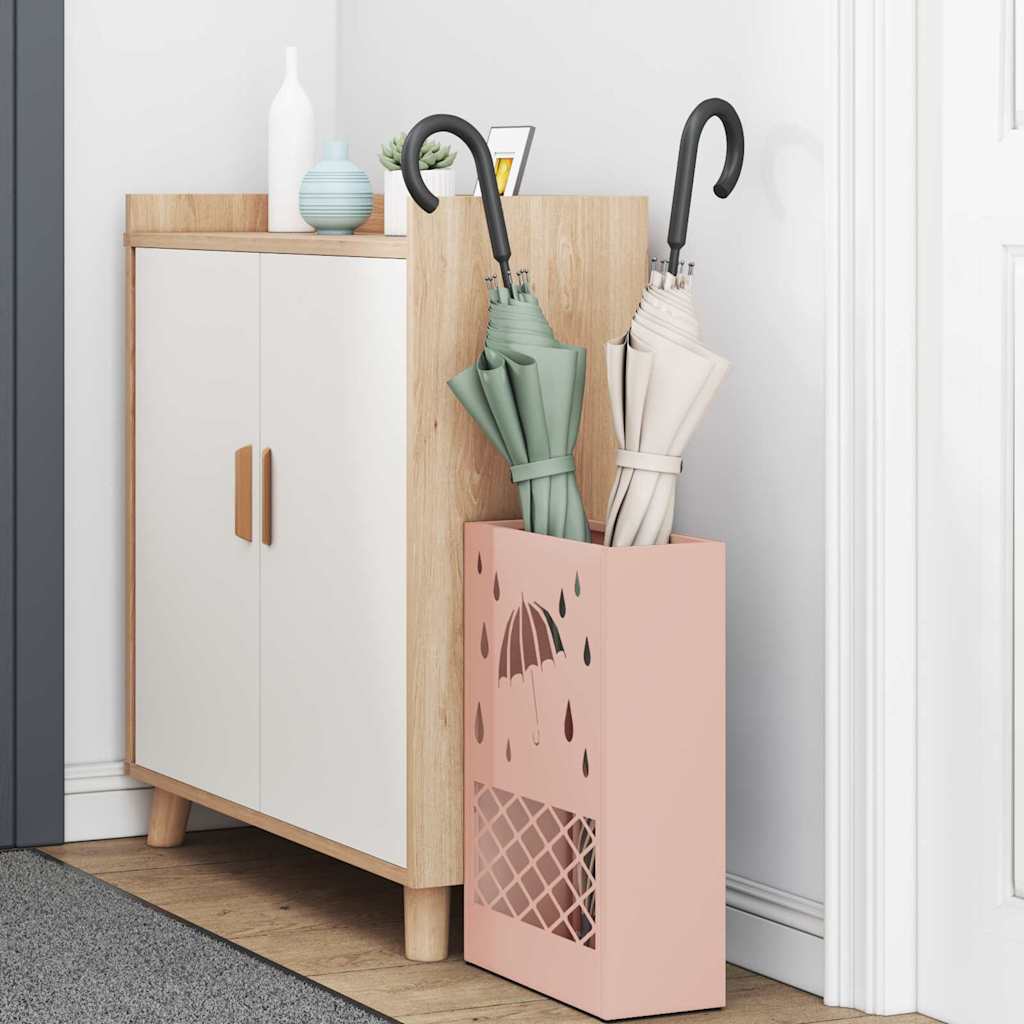 Parasolfod Lyserød 28 x 12 x 41 cm Stål