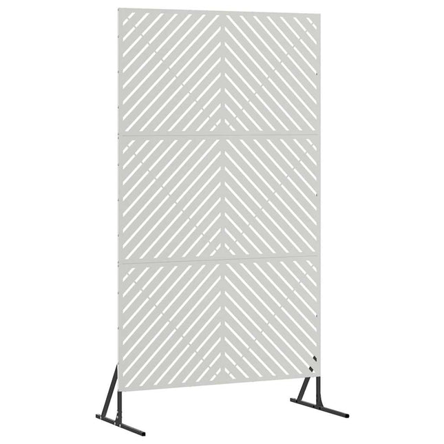 Privatlivsskærm 100 x 50 x 180 cm Rustfrit stål Sølv
