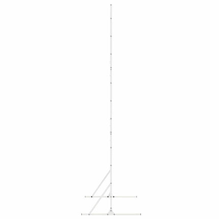 Privatlivsskærm 100 x 50 x 180 cm Stål Hvid