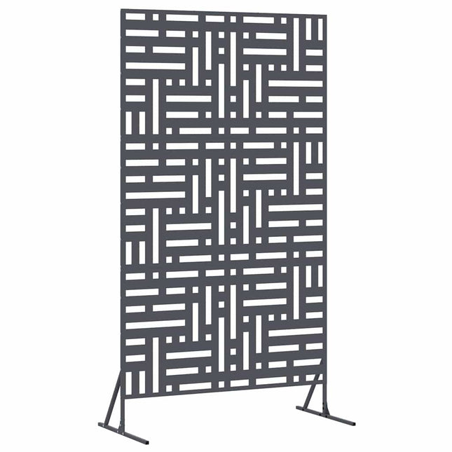 Privatlivsskærm 100 x 50 x 180 cm Stål Antracit
