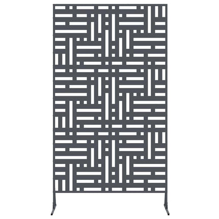 Privatlivsskærm 100 x 50 x 180 cm Stål Antracit