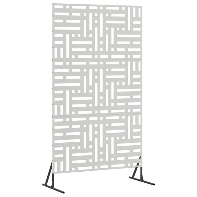 Privatlivsskærm 100 x 50 x 180 cm Rustfrit stål Sølv