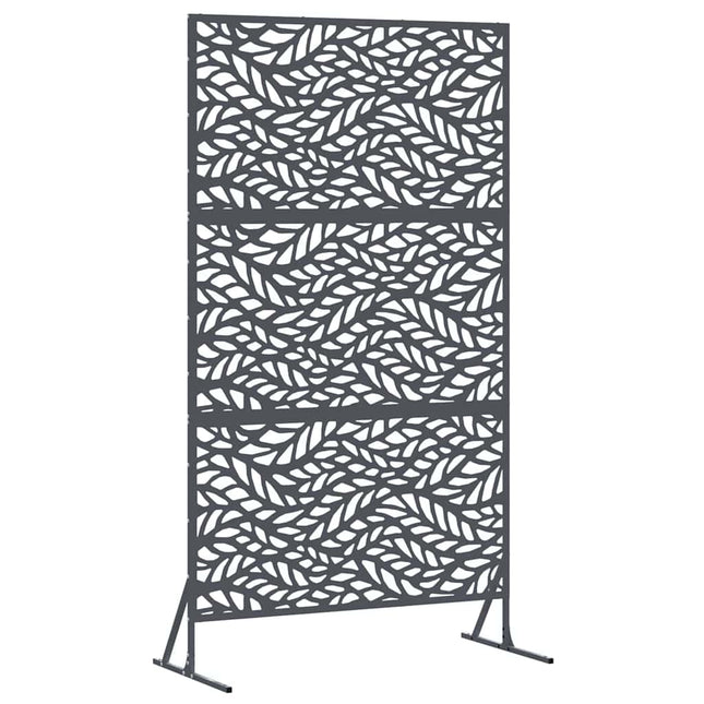 Privatlivsskærm 100 x 50 x 180 cm Stål Antracit