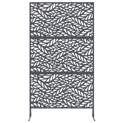 Privatlivsskærm 100 x 50 x 180 cm Stål Antracit