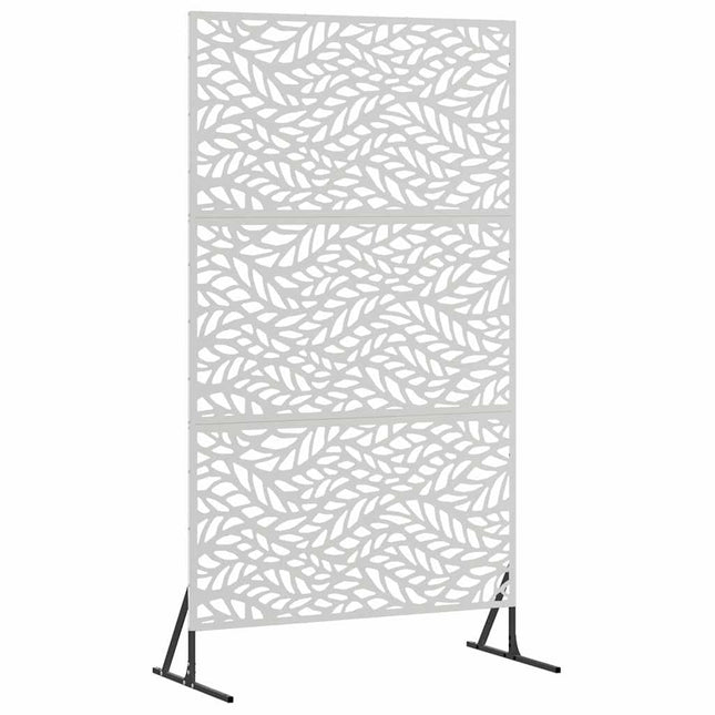 Privatlivsskærm 100 x 50 x 180 cm Rustfrit stål Sølv